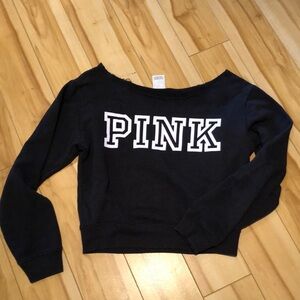 Pink crop sweater
